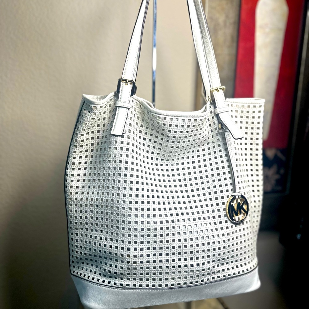 Michael Michael Kors Bridget White Tote